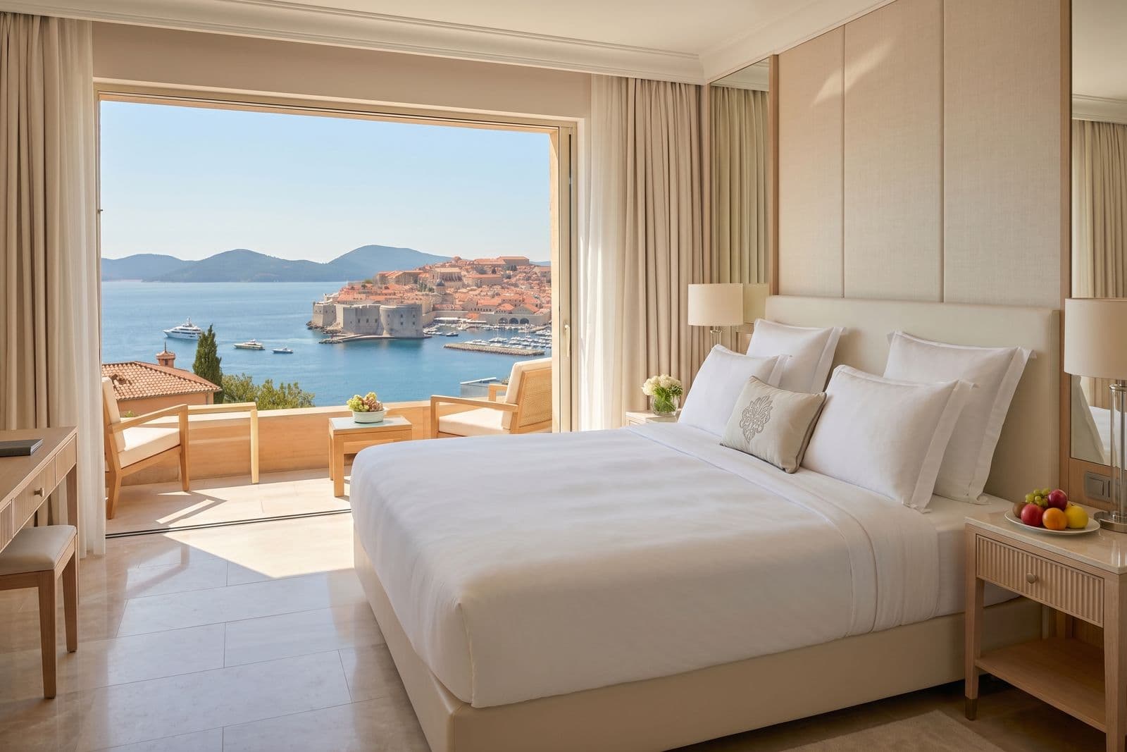 Chambre prête à accueillir